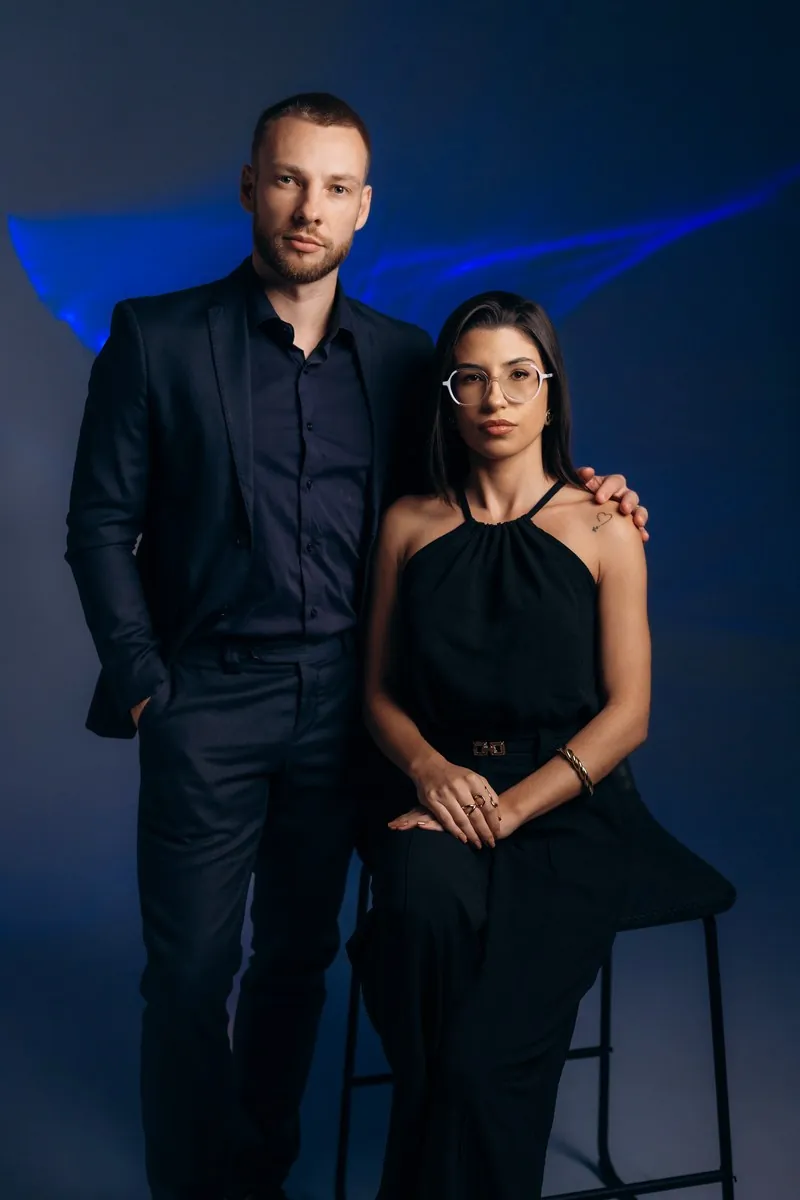 Natália e Lucas, que conduzem a Ozkan