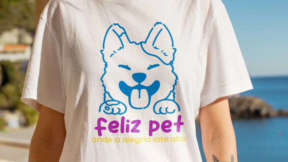 Depois do branding — identidade Feliz Pet aplicada